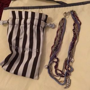 Henri Bendel multi chain necklace